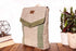 Minimal Hemp Handmade Flat Backpack | Green