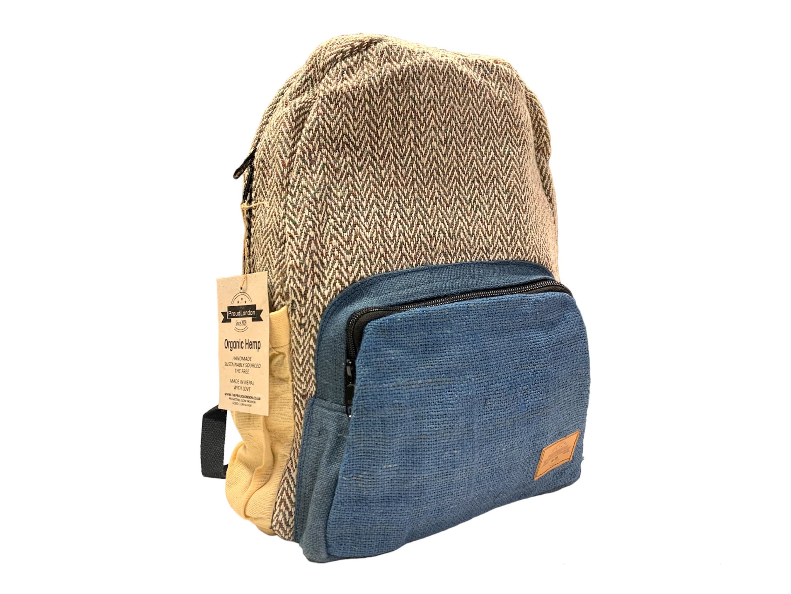 Wild Hemp Backpack — Herringbone
