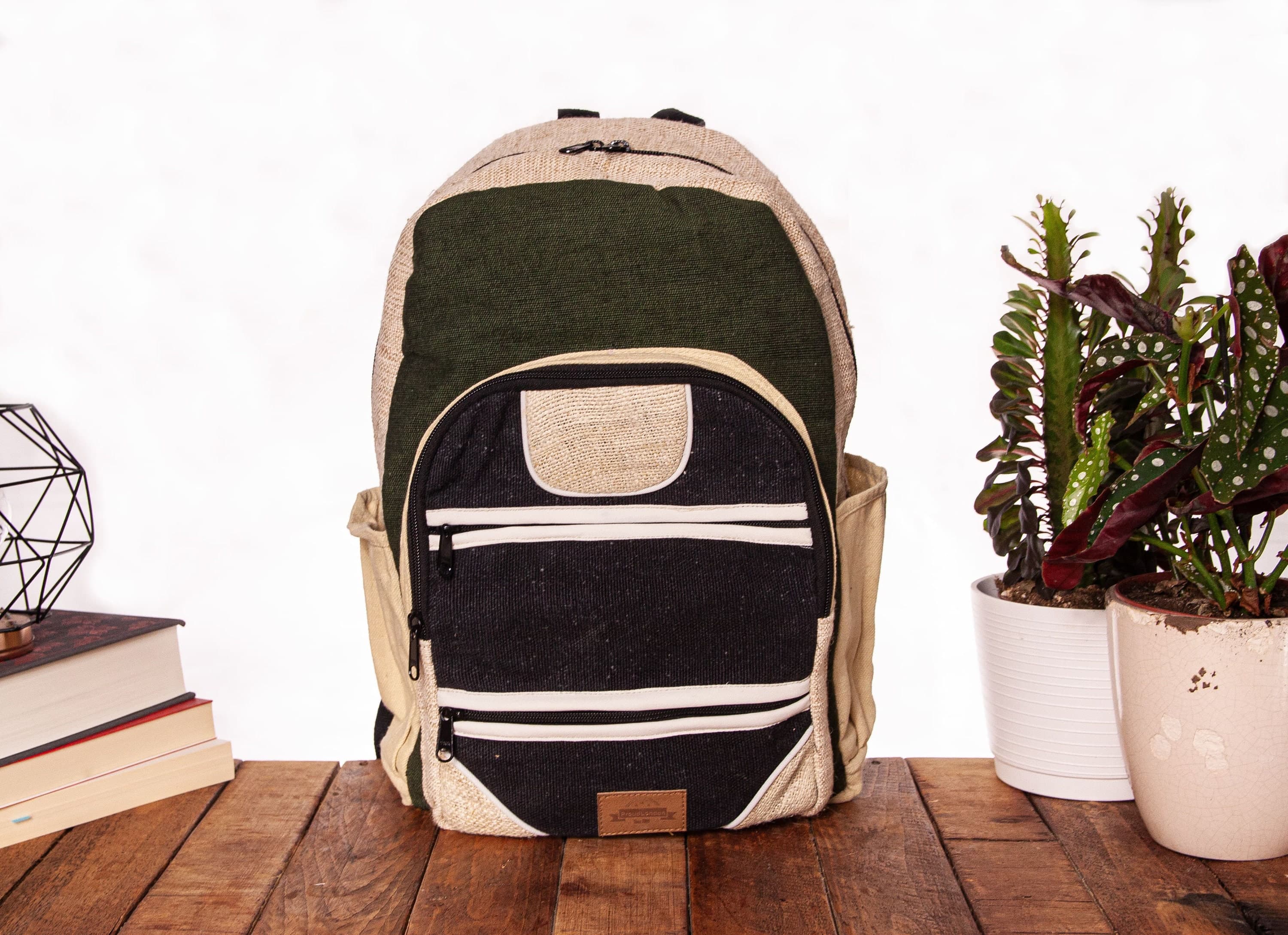 Hemp Backpack — Black Walnut