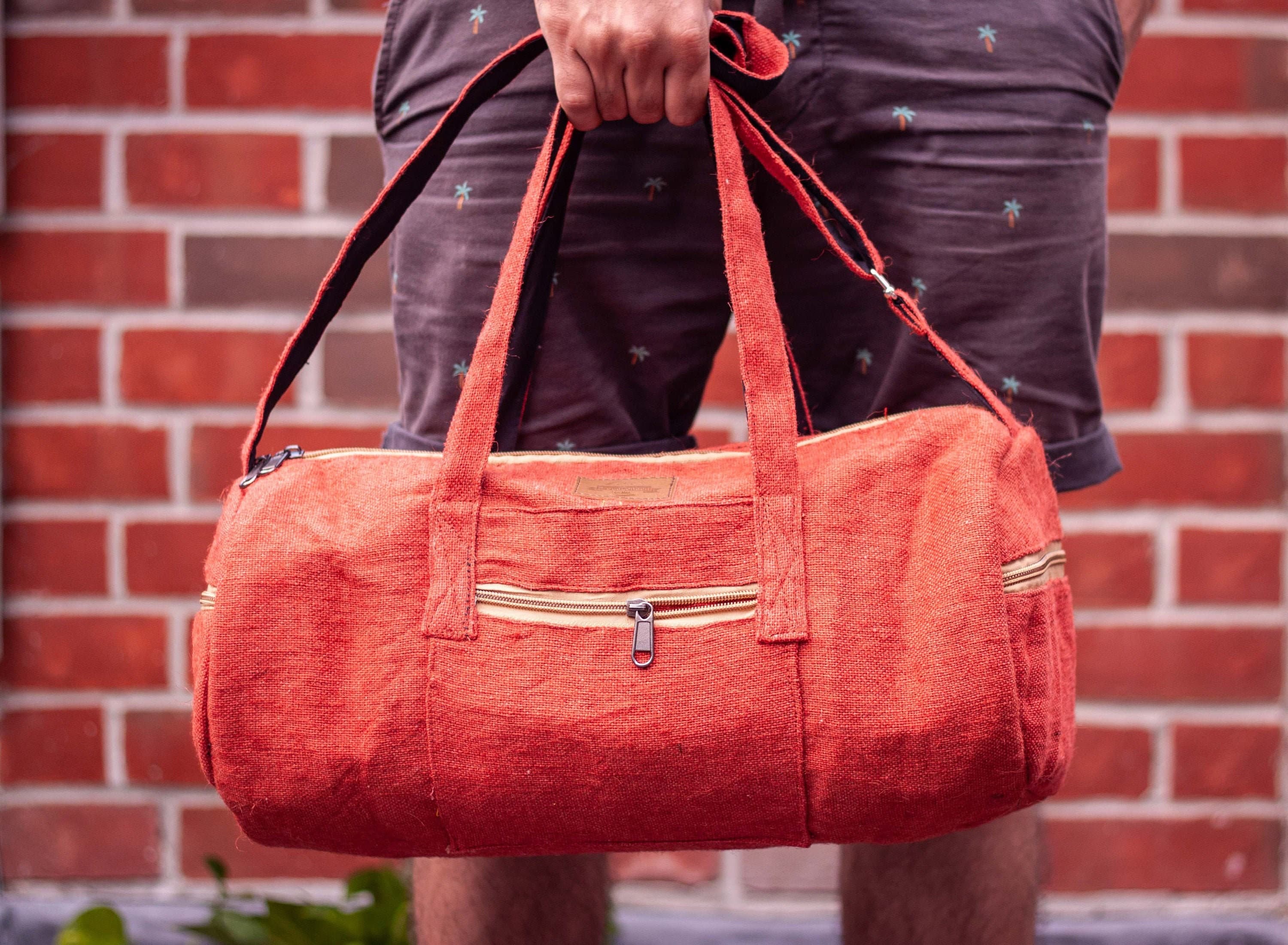 Hemp Duffel — Red