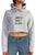 Campfires, flannel & Hot cocoa || Organic Cotton || Crop Hoodie | theproudlondon