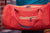 Hand Made Hemp Red Duffel Holdall Bag | theproudlondon