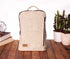 Handmade Hemp Laptop Backpack || Sustainable Vegan Line || Silver Birch