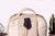 Handmade Hemp Laptop Backpack || Sustainable Vegan Line || Silver Birch - TheProudLondon