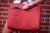 Handmade Hemp Red Laptop Bag | theproudlondon