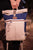Handmade Hemp Roll Top Backpack Blue - BPN5B | theproudlondon
