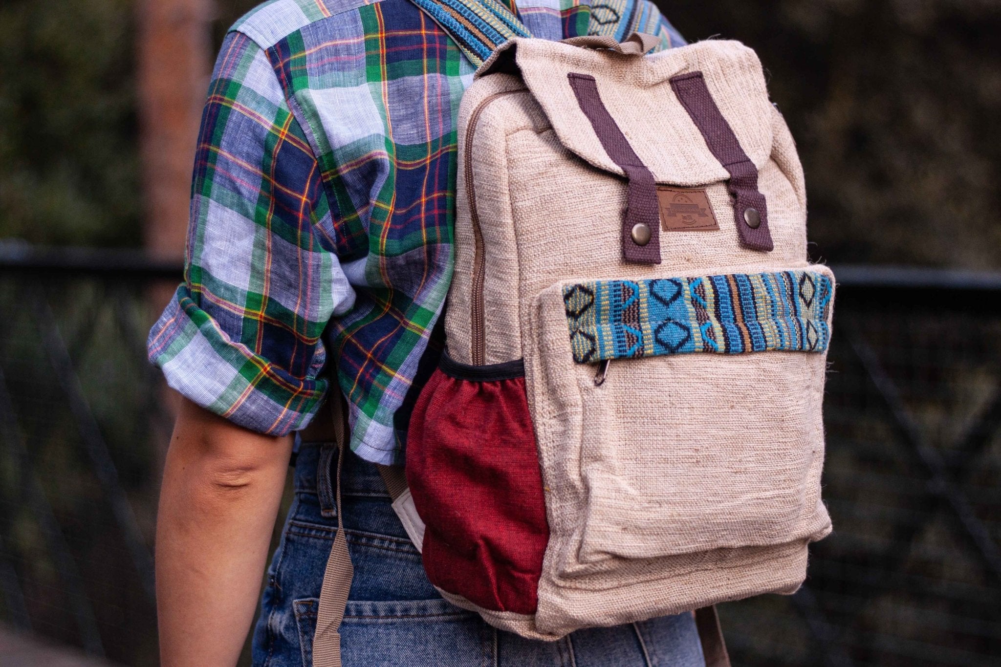 Handmade Hemp Rucksack BPN4