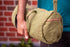 Handmade Hemp Sustainable Duffel Bag || Green