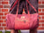 Handmade Sustainable Hemp Duffel Bag || Burgundy | theproudlondon