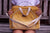 Yellow Hemp Laptop Bag || Handmade || Sustainable Organic Line | theproudlondon
